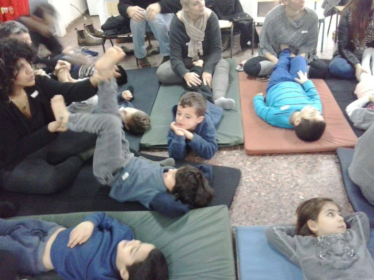 סדנאת הורים וילדים לגבוד יום המשפחה בגן הדר, ניר צבי