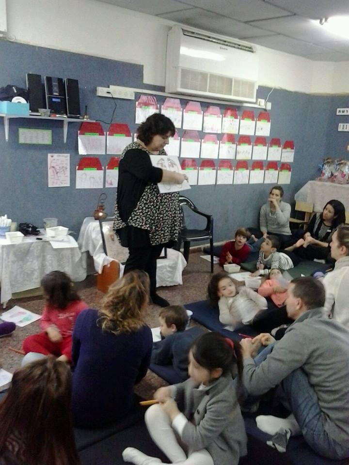 סדנאת הורים וילדים לגבוד יום המשפחה בגן הדר, ניר צבי